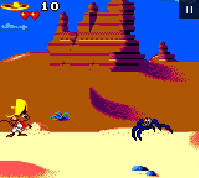 Cheese Cat-Astrophe - Game Gear game screenshot (1995) by Sega